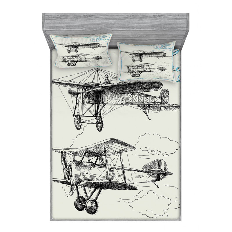 East Urban Home Airplane Sheet Set Wayfair